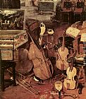 The Sense of Hearing [detail 1] by Jan the elder Brueghel